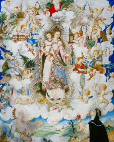 La Vergine del Rosario con Santa Caterina d